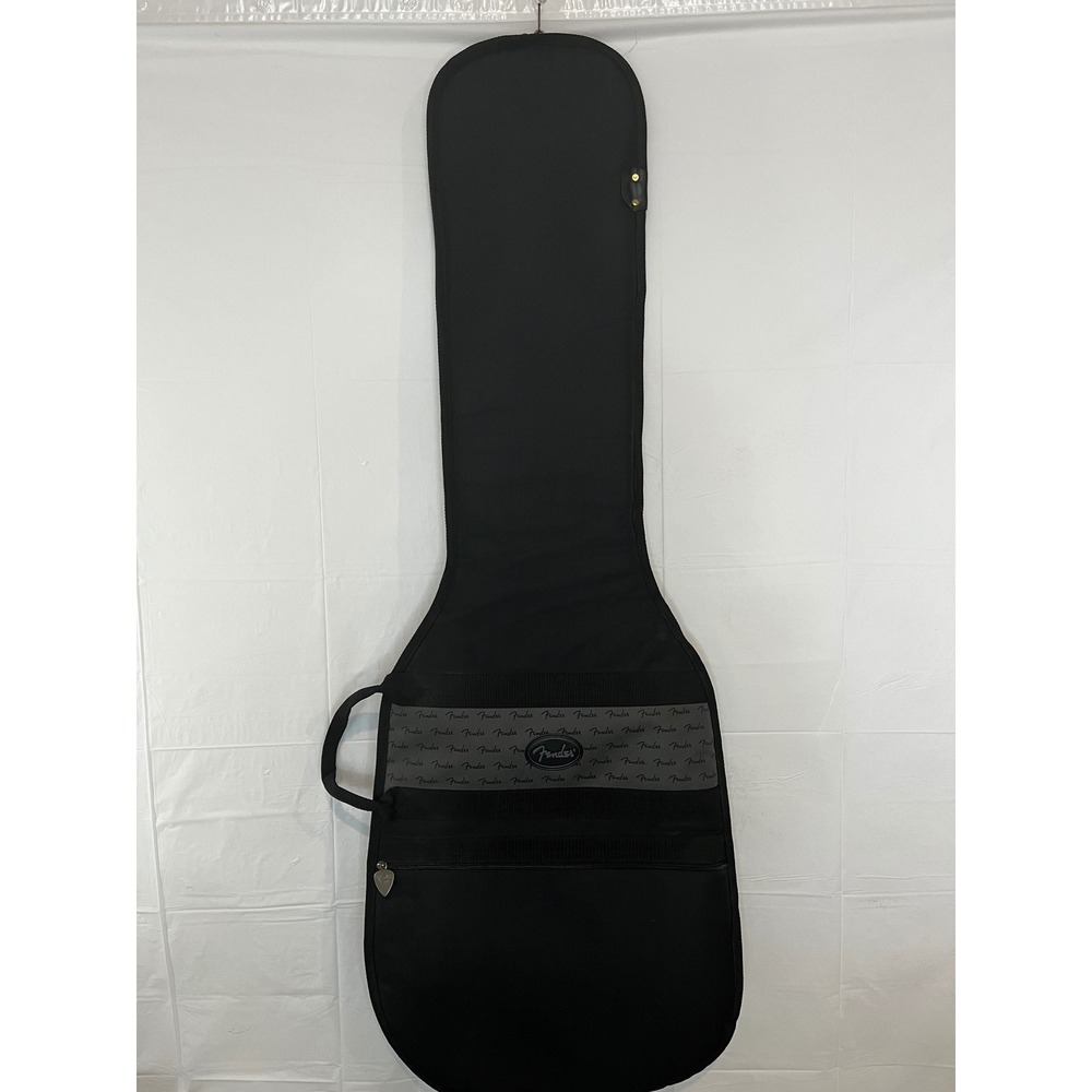 Fender Black Nylon Soft Guitar Gig Bag Case Backpack Straps 49x18in